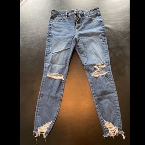 American eagle the dream Jean high rise jegging distressed